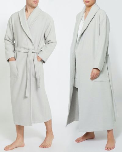 Francis Brennan the Collection Luxury Grey Robe