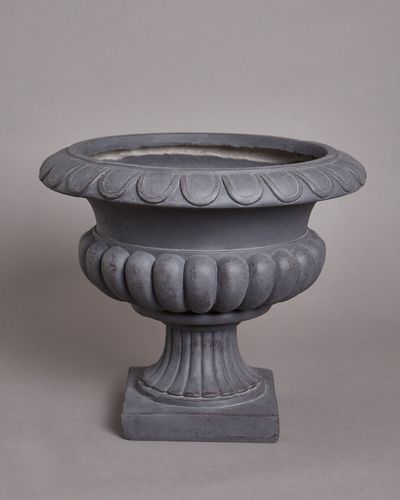 Francis Brennan the Collection Round Cement Flower Urn thumbnail