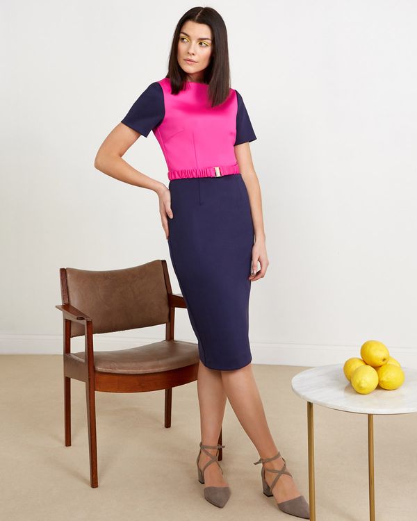 Lennon Courtney at Dunnes Stores Pink Contrast Dress