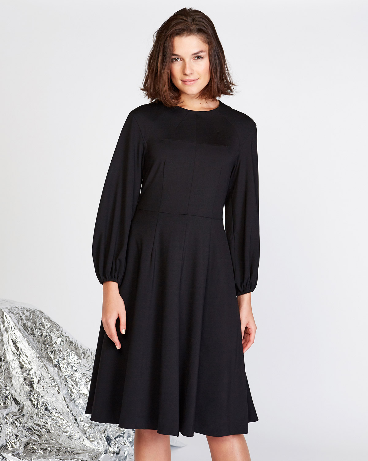 dunnes black dress