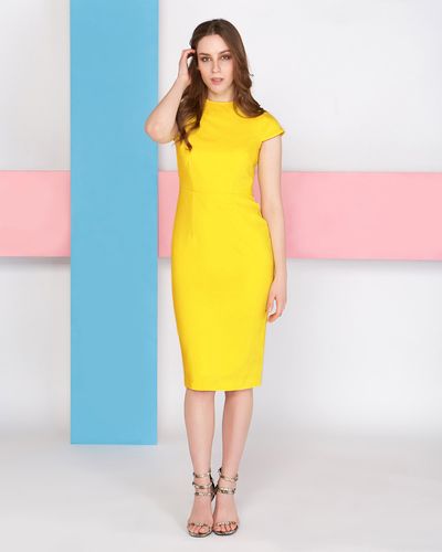 Lennon Courtney at Dunnes Stores Yellow Event Dress thumbnail