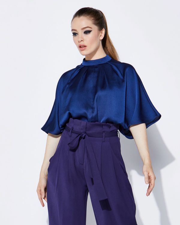 Lennon Courtney at Dunnes Stores Midnight Batwing Top