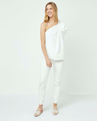 Lennon Courtney at Dunnes Stores White Heat One Shoulder Top thumbnail