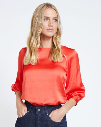 Lennon Courtney at Dunnes Stores Red Hot Raglan Top thumbnail