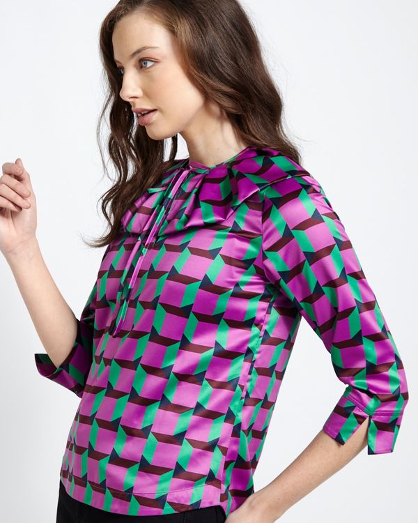 Lennon Courtney at Dunnes Stores Check Mate Blouse