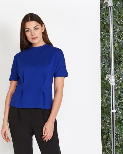 Lennon Courtney at Dunnes Stores Jersey Pleat Top thumbnail