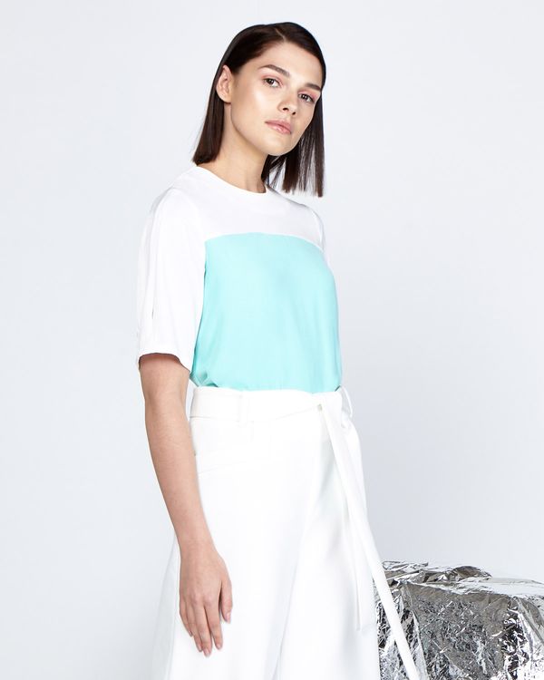 Lennon Courtney at Dunnes Stores Contrast Top