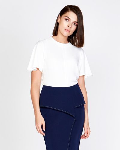 Lennon Courtney at Dunnes Stores Contrast Stitch Top thumbnail