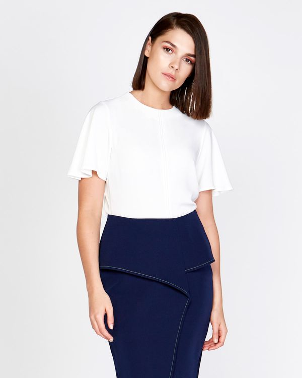 Lennon Courtney at Dunnes Stores Contrast Stitch Top