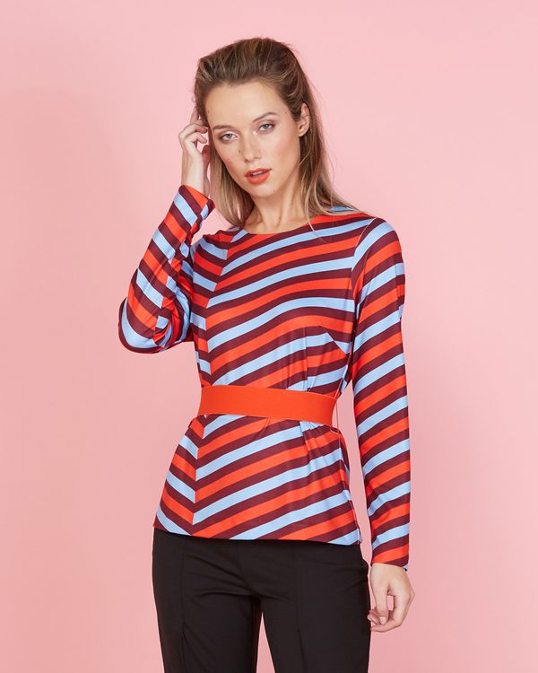 Lennon Courtney at Dunnes Stores Multi Stripe Top