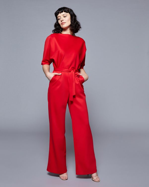 Lennon Courtney at Dunnes Stores Red Jumpsuit