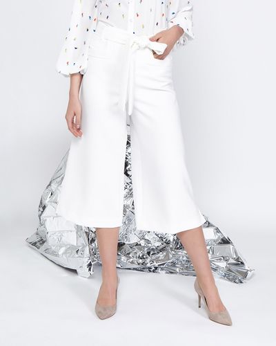 Lennon Courtney at Dunnes Stores White Belted Culottes thumbnail
