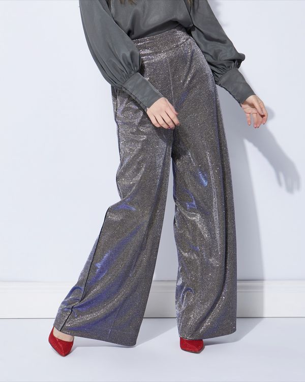 Lennon Courtney at Dunnes Stores Glitter Wide Leg Trousers