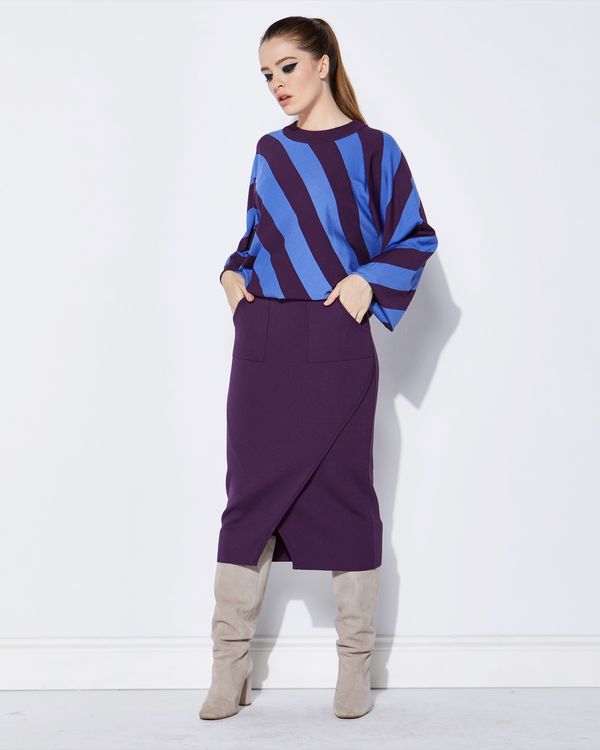 Lennon Courtney at Dunnes Stores Wrap Knit Skirt