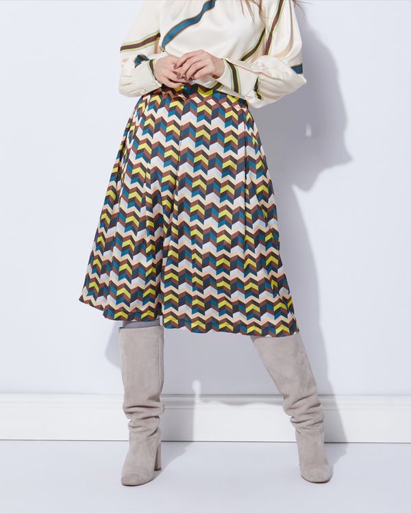 Lennon Courtney at Dunnes Stores Stripe Print Skirt