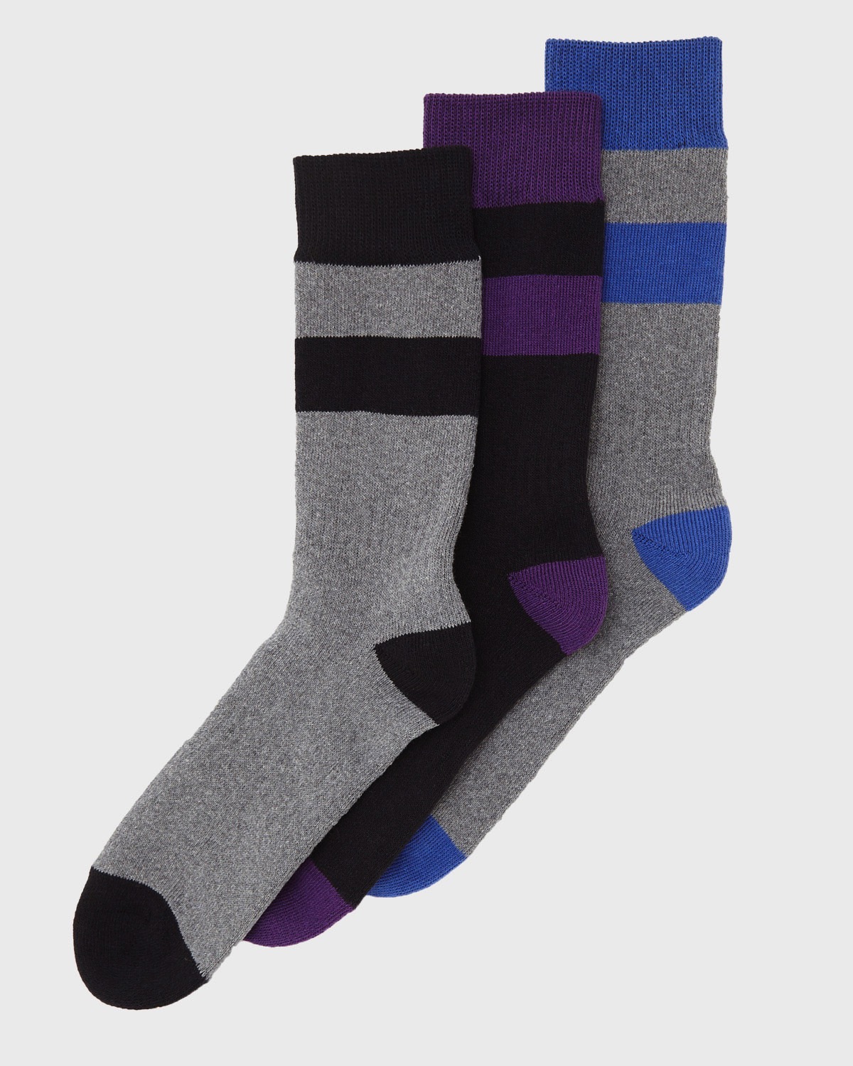 Dunnes Stores | Black-grey Tech Outdoor Socks - Pack Of 3