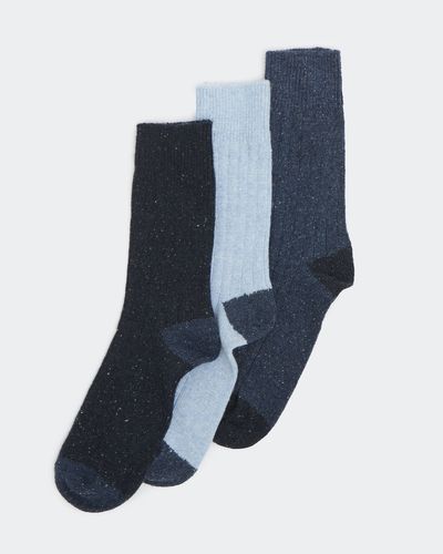 Wool Mix Socks - Pack Of 3 thumbnail