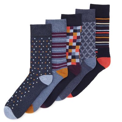 Cushion Sole Socks - Pack Of 5 thumbnail