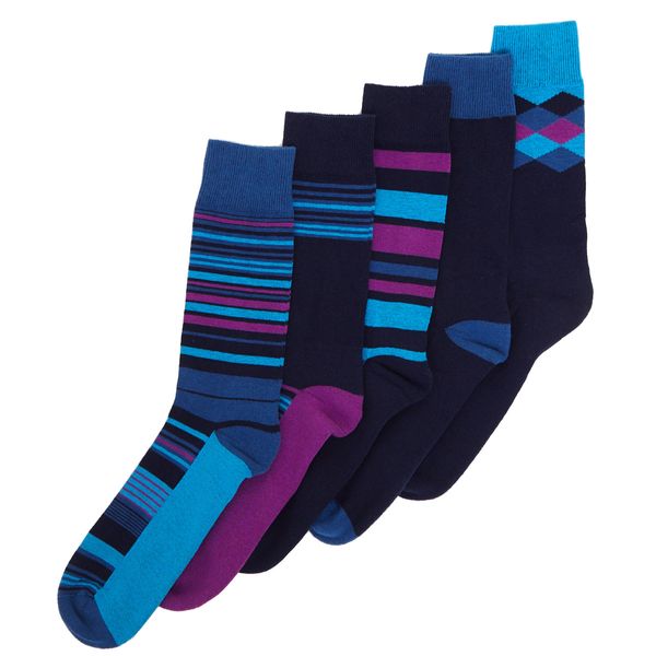 Cushion Sole Socks - Pack Of 5
