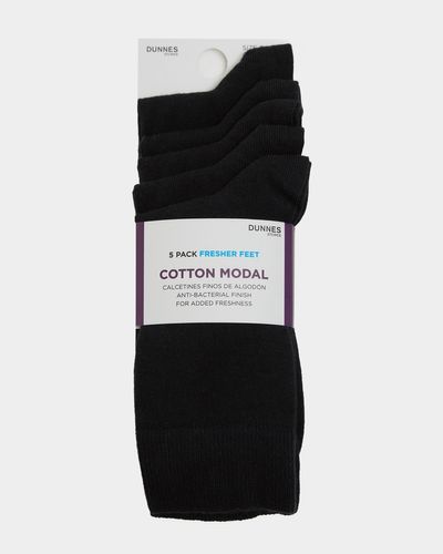 Antibacterial Cotton-Modal Socks - Pack Of 5