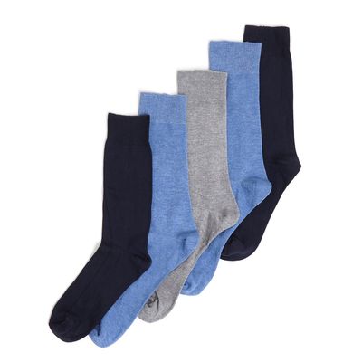 Antibacterial Cotton-Modal Socks - Pack Of 5 thumbnail