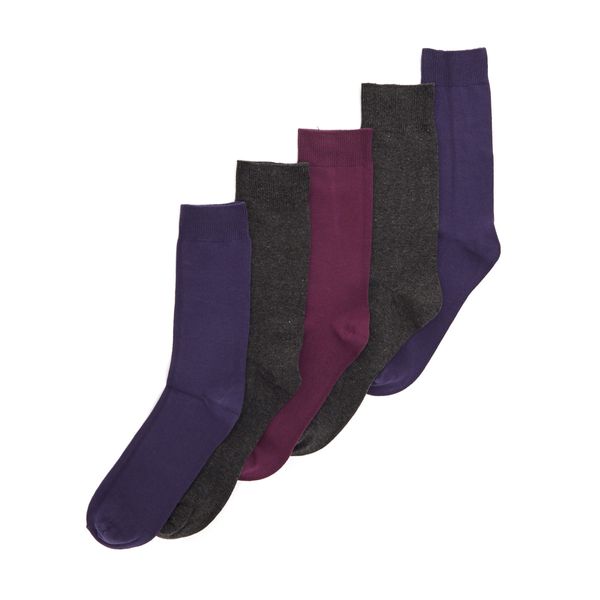 Antibacterial Cotton-Modal Socks - Pack Of 5