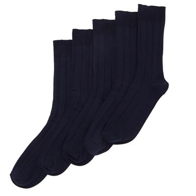 Ribbed Modal Socks - Pack Of 5 thumbnail