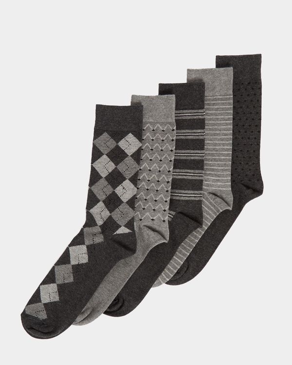 Modal Design Socks - Pack Of 5