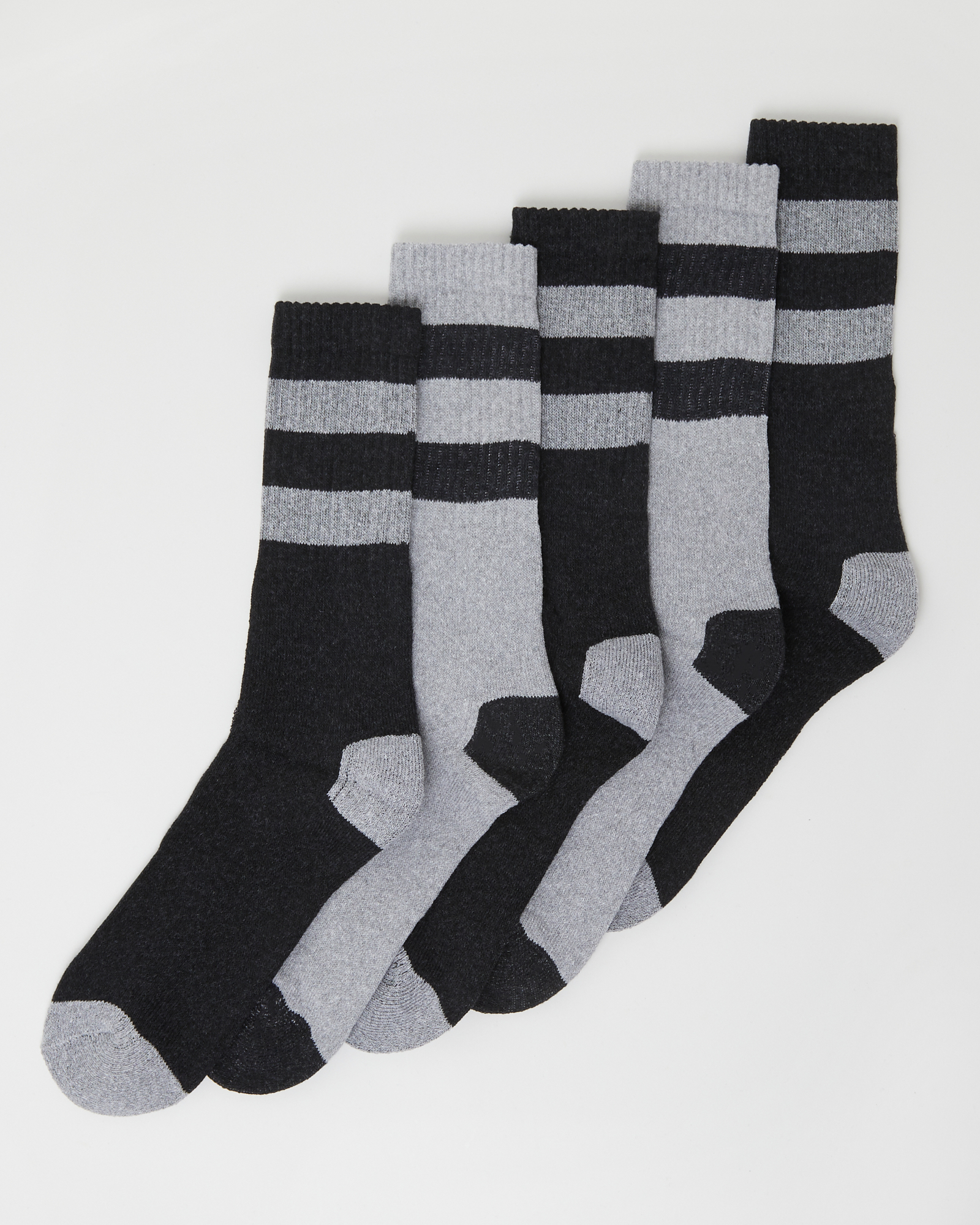 Dunnes Stores | Grey Sports Socks - Pack Of 5