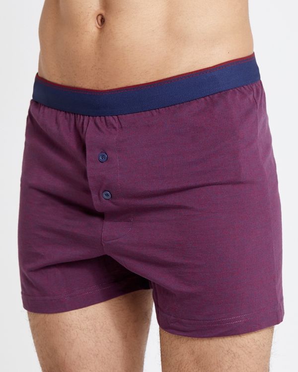 Dunnes Stores | Red-green Loose Fit Boxers - Pack Of 3