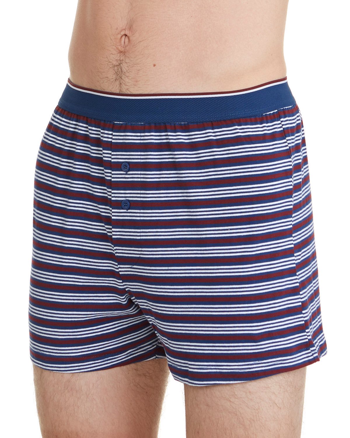 Dunnes Stores | Navy-print Loose-Fit Boxer - 3 Pack