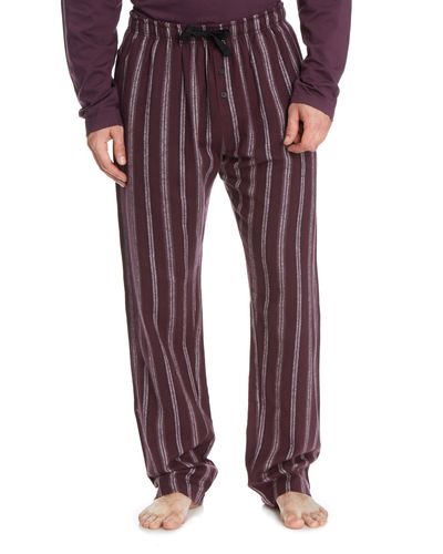 Burgundy Straight Pyjama Pants thumbnail