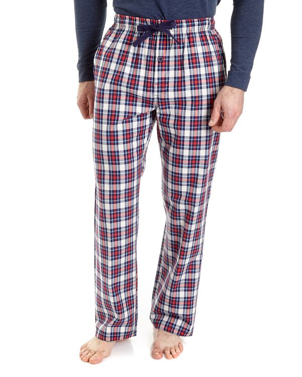 Woven Check Twill Pant