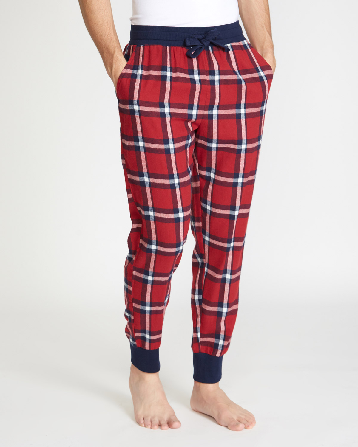 Dunnes Stores | Red Tartan Cuff Pyjama Pants