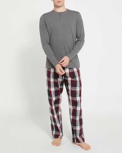 Pure Cotton Long-Sleeved Pyjamas Set