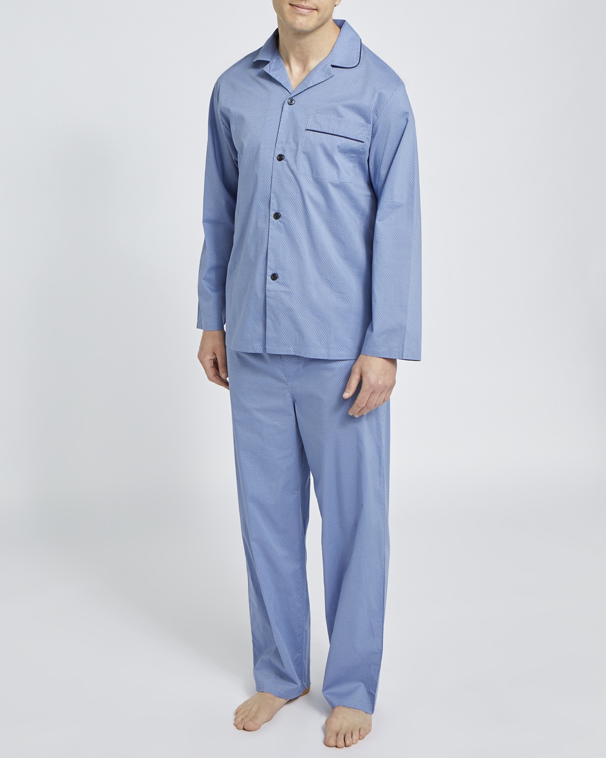 Dunnes Stores | Light-blue Cotton Pyjamas