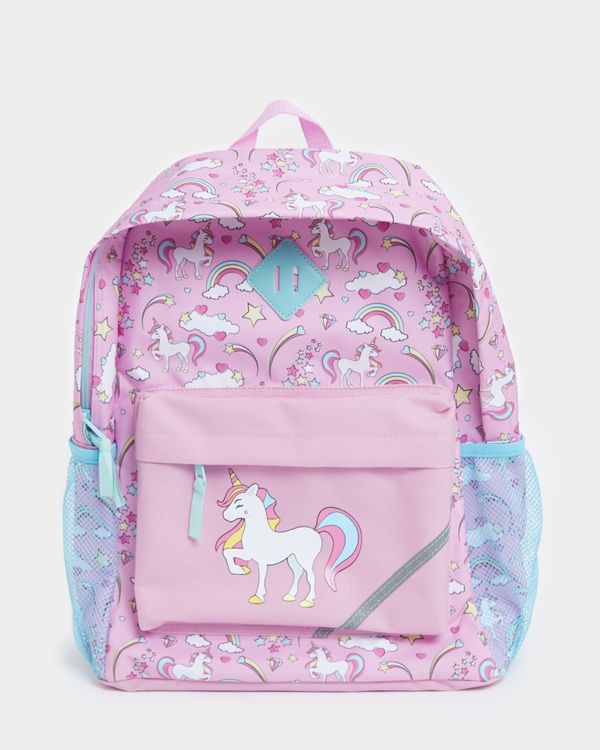 Girls Basic Printed Backpack