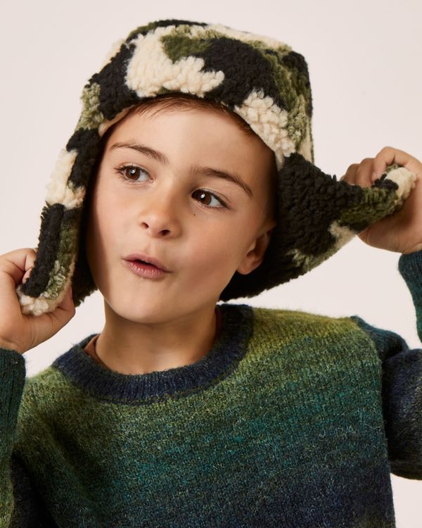 Dunnes Stores | Green Trapper Hat (3-11 Years)