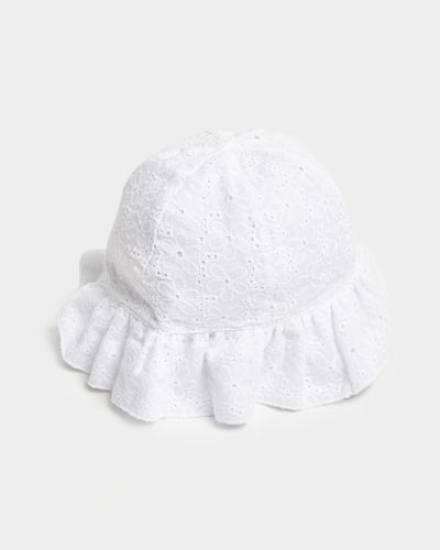 Baby Girls Broderie Hat (3 months-6 years) thumbnail