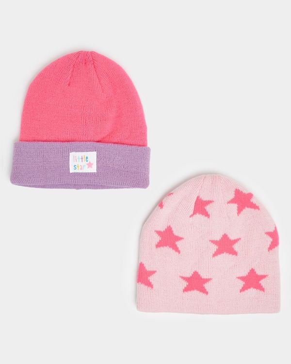 Basic Hat - Pack Of 2 (6 months - 6 years)