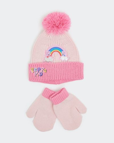 Peppa Pig Hat And Mittens Set (6 months-6 years) thumbnail