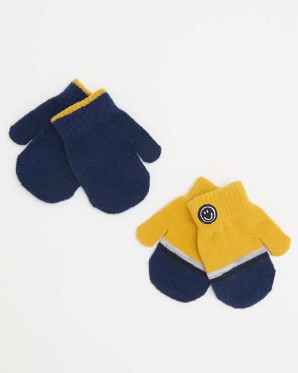 Baby Boys Mittens - Pack Of 2