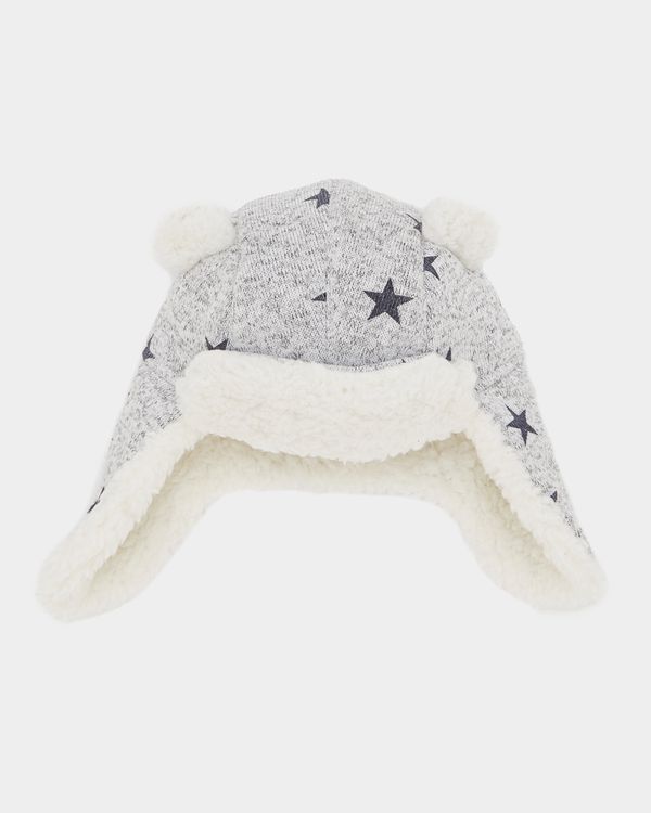Star All-Over Print Trapper Hat
