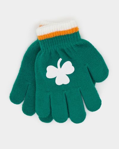 Shamrock Knitted Gloves