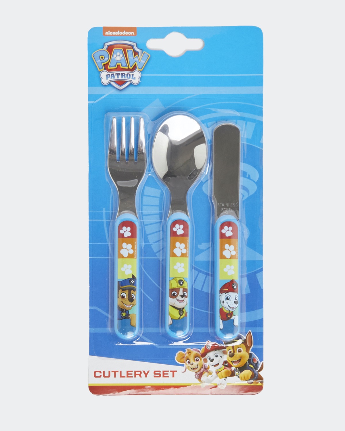 Dunnes Stores  B-paw-patrol Paw Patrol Cutlery Set - Pack Of 3