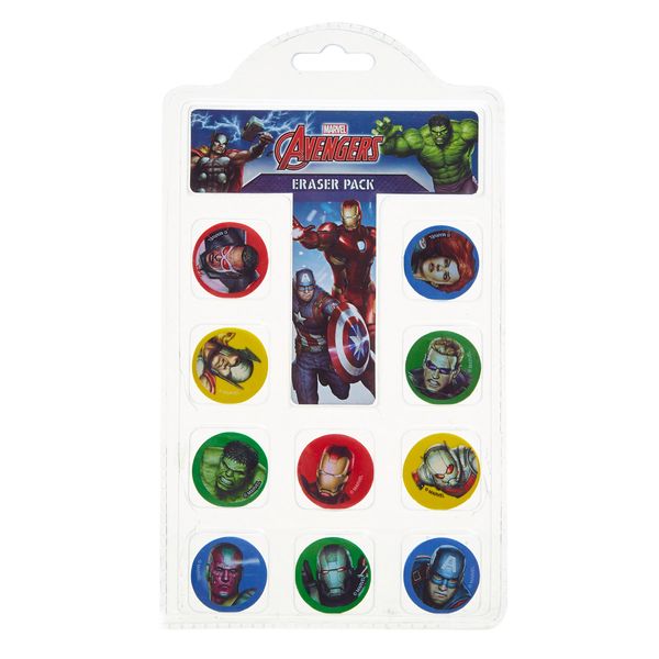 Marvel Erasers - Pack Of 10