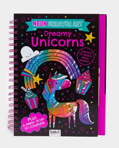 Neon Scratch Art Workbook