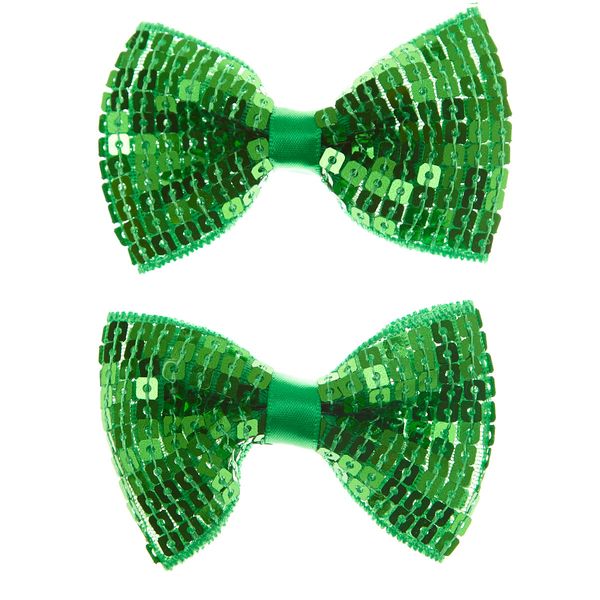 Sequin Bow Hairclip - Pack Of 2