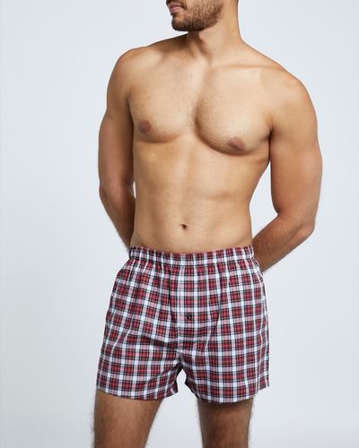 Pure Cotton Woven Boxers - Pack Of 3 thumbnail