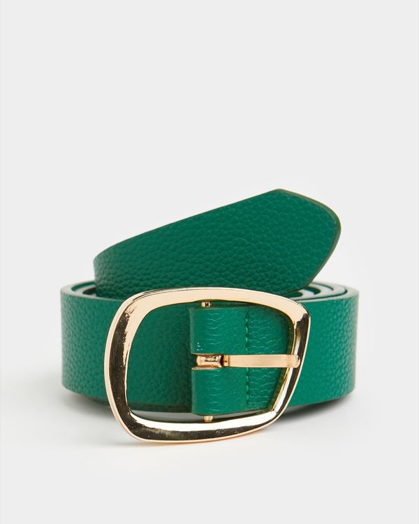 Green Belt With Buckle